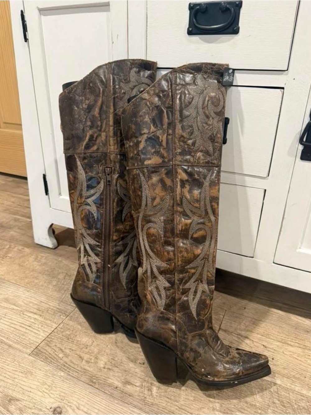 Dan Post Knee-High Cowboy Boots (Brand New!)